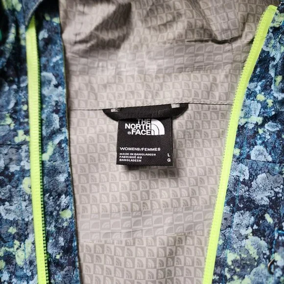The North Face Alta Vista Rain Jacket DryVent Waterproof Printed Womens L - Picture 4 of 8